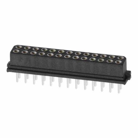 Harwin Board Connector, 26 Contact(S), 2 Row(S), Female, Straight, 0.079 Inch Pitch, Solder Terminal,  M80-8502642